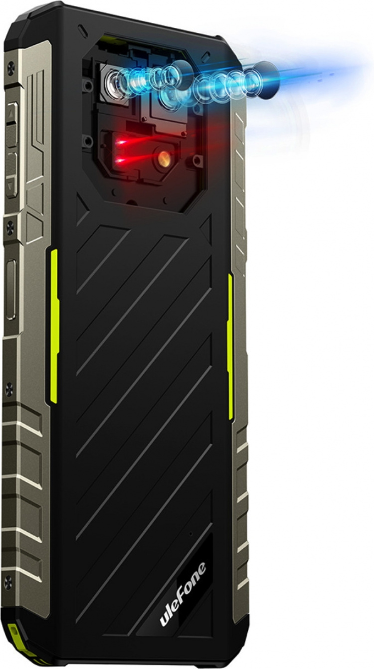 Ulefone Armor 22 Telefon, 256/8GB, Svart/Grön