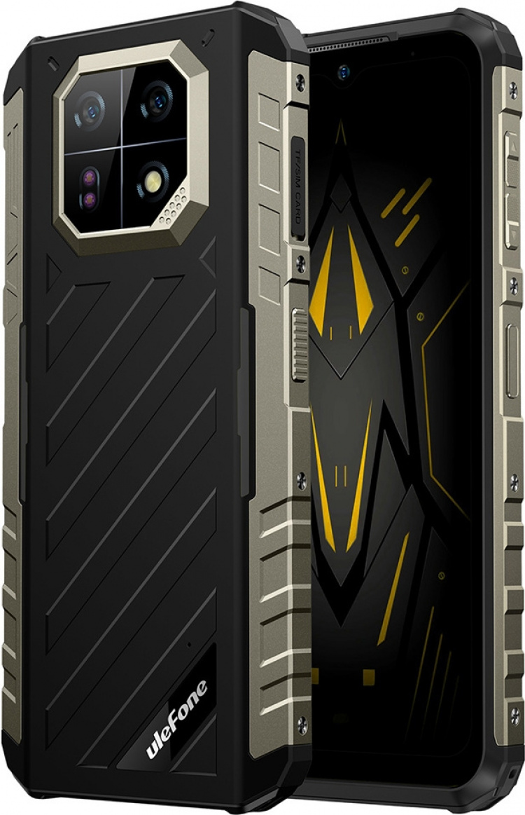 Ulefone Armor 22 telefon, 256/8GB, svart/orange