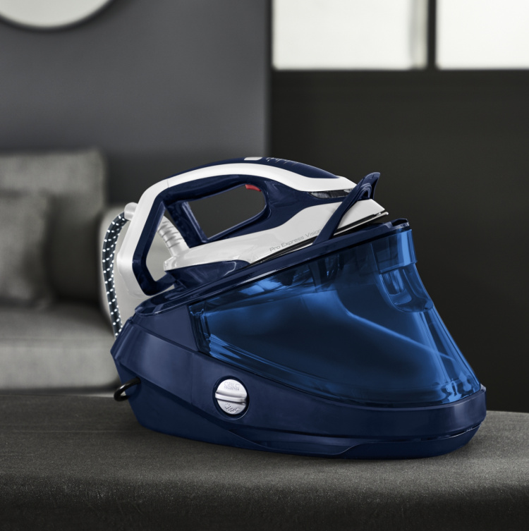 TEFAL Pro Express Vision GV9812E0 steam Blå/vit