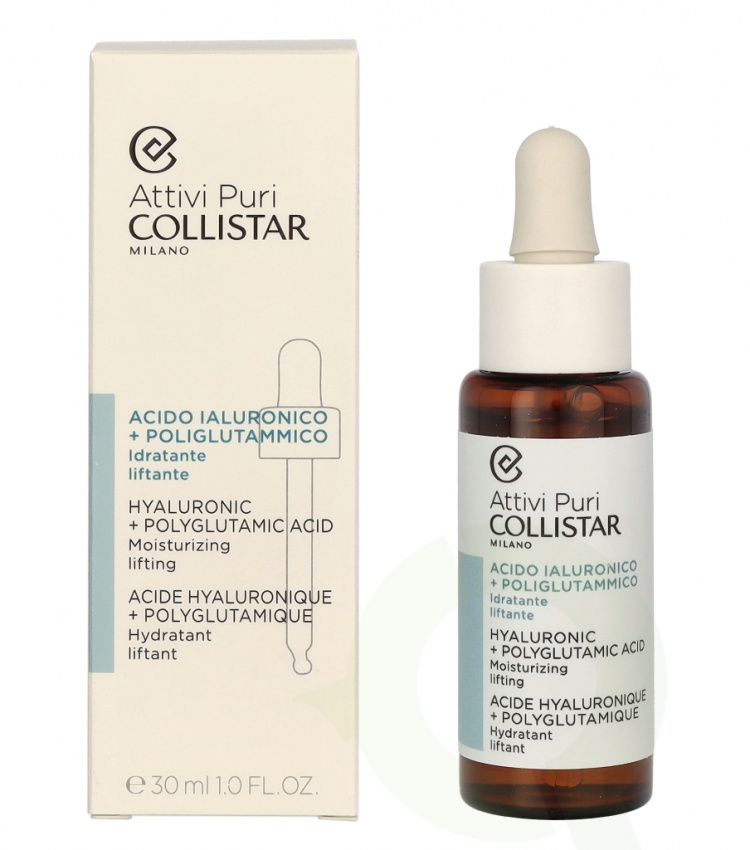 Collistar Attivi Puri Hyaluronic + Polyglutamic Face Serum 30 ml