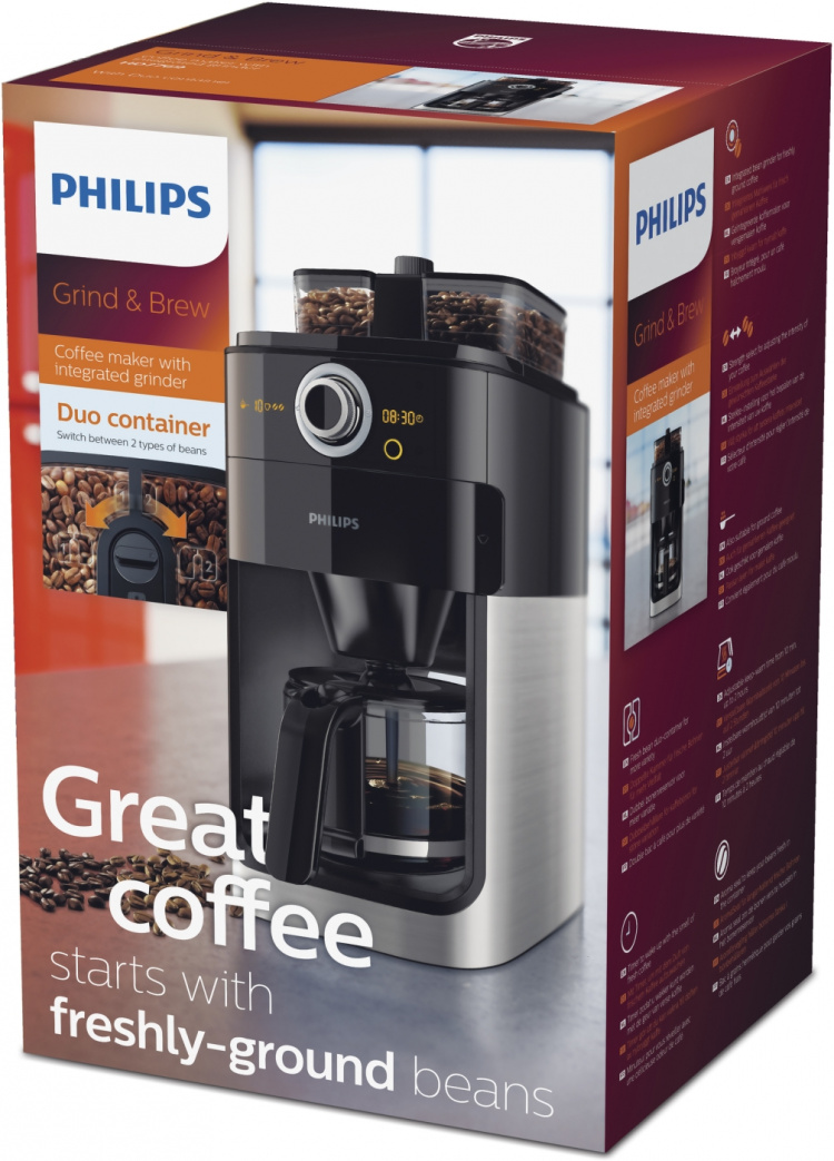 Philips HD7769/00 Grind & Brew - kaffebryggare