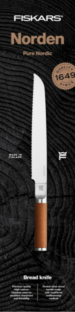 Fiskars Norden brödkniv, 22 cm