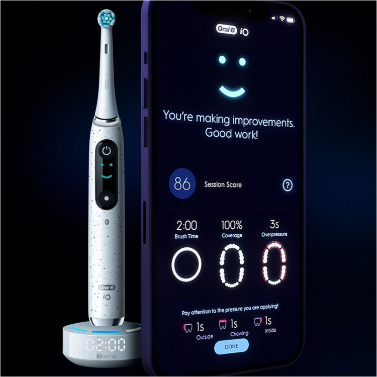 Oral B iO 10 - elektrisk tandborste, vit