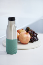 Tefal Bludrop Sleeve dricksflaska, 0,7 L, grön/stål Tefal Bludrop Sleeve dricksflaska, 0,7 L, grön/stål