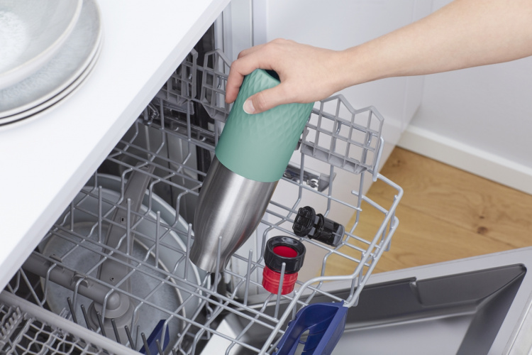 Tefal Bludrop Sleeve dricksflaska, 0,7 L, grön/stål Tefal Bludrop Sleeve dricksflaska, 0,7 L, grön/stål