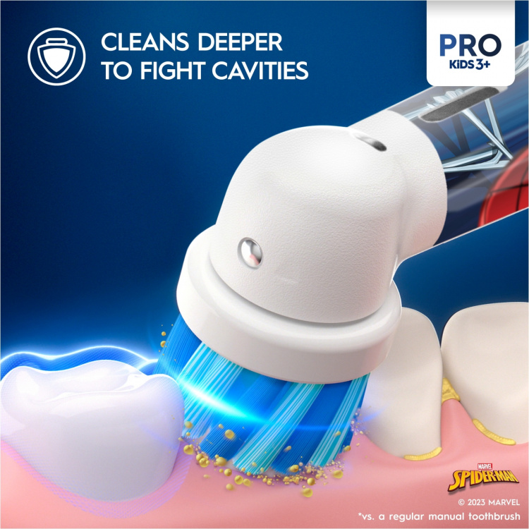 Oral B Vitality Pro Kids Spider-Man - elektrisk tandborste Oral B Vitality Pro Kids Spider-Man - elektrisk tandborste