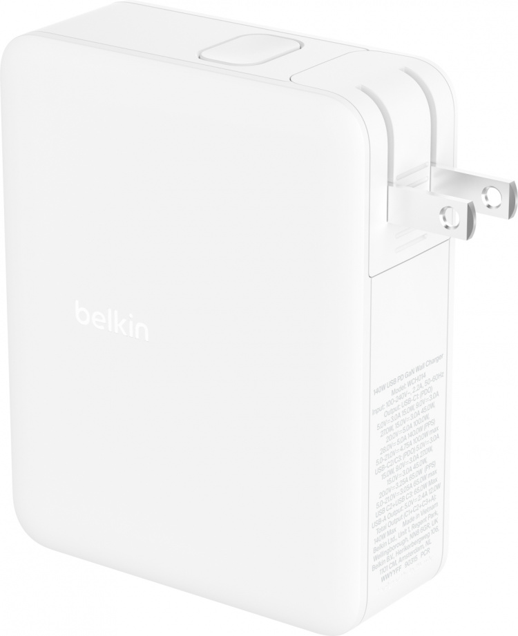 Belkin BoostCharge Pro 4-ports GaN 140 W nätladdare