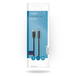 Nedis USB Adapter | USB 2.0 | USB-C™ Male | 3.5 mm Male | 1.00 m | Round | Nickel Plated | PVC | Black | Box