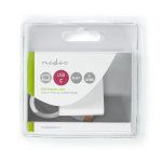 Nedis USB Adapter | USB 3.2 Gen 1 | USB-C™ Male | 2x USB-A | 1000 Mbps | 0.20 m | Round | Nickel Plated | PVC | White | Blister Nedis USB Adapter | USB 3.2 Gen 1 | USB-C™ Male | 2x USB-A | 1000 Mbps | 0.20 m | Round | Nickel Plated | PVC | White | Blister