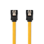 Nedis SATA Cable | 6 Gbps | SATA 7-Pin Female | SATA 7-Pin Female | Nickel Plated | 0.50 m | Flat | PVC | Yellow | Box