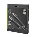 Nedis Ultra High Speed HDMI™ Cable | HDMI™ Connector | HDMI™ Connector | 8K@60Hz | 48 Gbps | 3.00 m | Round | 6.7 mm | Gun Metal Grey | Cover Window Box Nedis Ultra High Speed HDMI™ Cable | HDMI™ Connector | HDMI™ Connector | 8K@60Hz | 48 Gbps | 3.00 m | Round | 6.7 mm | Gun Metal Grey | Cover Window Box