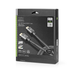 Nedis Ultra High Speed HDMI™ Cable | HDMI™ Connector | HDMI™ Connector | 8K@60Hz | 48 Gbps | 5.00 m | Round | 6.7 mm | Gun Metal Grey | Cover Window Box Nedis Ultra High Speed HDMI™ Cable | HDMI™ Connector | HDMI™ Connector | 8K@60Hz | 48 Gbps | 5.00 m | Round | 6.7 mm | Gun Metal Grey | Cover Window Box