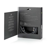 Nedis Ultra High Speed HDMI™ Cable | HDMI™ Connector | HDMI™ Connector | 8K@60Hz | 48 Gbps | 5.00 m | Round | 6.7 mm | Gun Metal Grey | Cover Window Box Nedis Ultra High Speed HDMI™ Cable | HDMI™ Connector | HDMI™ Connector | 8K@60Hz | 48 Gbps | 5.00 m | Round | 6.7 mm | Gun Metal Grey | Cover Window Box