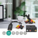 Nedis Video Grabber | USB 2.0 | 480p | A/V Cable / Scart Nedis Video Grabber | USB 2.0 | 480p | A/V Cable / Scart