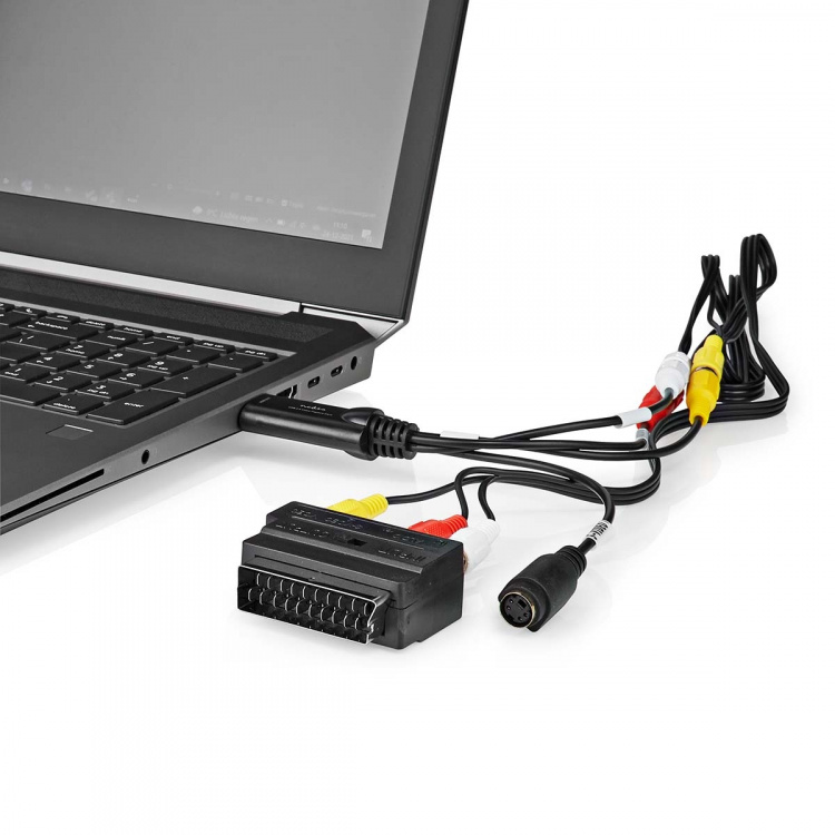 Nedis Video Grabber | USB 2.0 | 480p | A/V Cable / Scart Nedis Video Grabber | USB 2.0 | 480p | A/V Cable / Scart