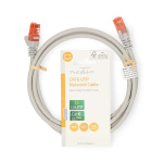 Nedis CAT6 Cable | RJ45 Male | RJ45 Male | U/UTP | 1.50 m | Round | PVC | Grey | Label