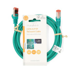Nedis CAT6 Cable | RJ45 Male | RJ45 Male | S/FTP | 2.00 m | Round | LSZH | Green | Label