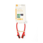 Nedis CAT6 Cable | RJ45 Male | RJ45 Male | S/FTP | 0.25 m | Round | LSZH | Red | Label Nedis CAT6 Cable | RJ45 Male | RJ45 Male | S/FTP | 0.25 m | Round | LSZH | Red | Label