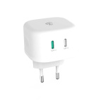 Nedis Wall Charger | PD3.0 45W | Quick charge feature | 2.25 / 3.0 A | Number of outputs: 2 | 2x USB-C™ | Automatic Voltage Selection | White