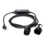 Nedis Electric Vehicle Portable Charger | AT-N05V3V3-F 3G1.5 | 1380 / 2300 / 3680 W | 6 / 8 / 10 / 13 / 16 A | 1 Phase | 5.00 m | Black | Gift Box