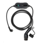 Nedis Electric Vehicle Portable Charger | AT-N05V3V3-F 3G1.5 | 1380 / 2300 / 3680 W | 6 / 8 / 10 / 13 / 16 A | 1 Phase | 5.00 m | Black | Gift Box