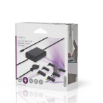 Nedis Notebook Adapter | 65 W | 5 / 9 / 12 / 15 / 20 V DC | 2.4 / 3.0 / 3.25 A | Used for: Notebook / Smartphone / Tablet | Euro / Type-C (CEE 7/16) Nedis Notebook Adapter | 65 W | 5 / 9 / 12 / 15 / 20 V DC | 2.4 / 3.0 / 3.25 A | Used for: Notebook / Smartphone / Tablet | Euro / Type-C (CEE 7/16)