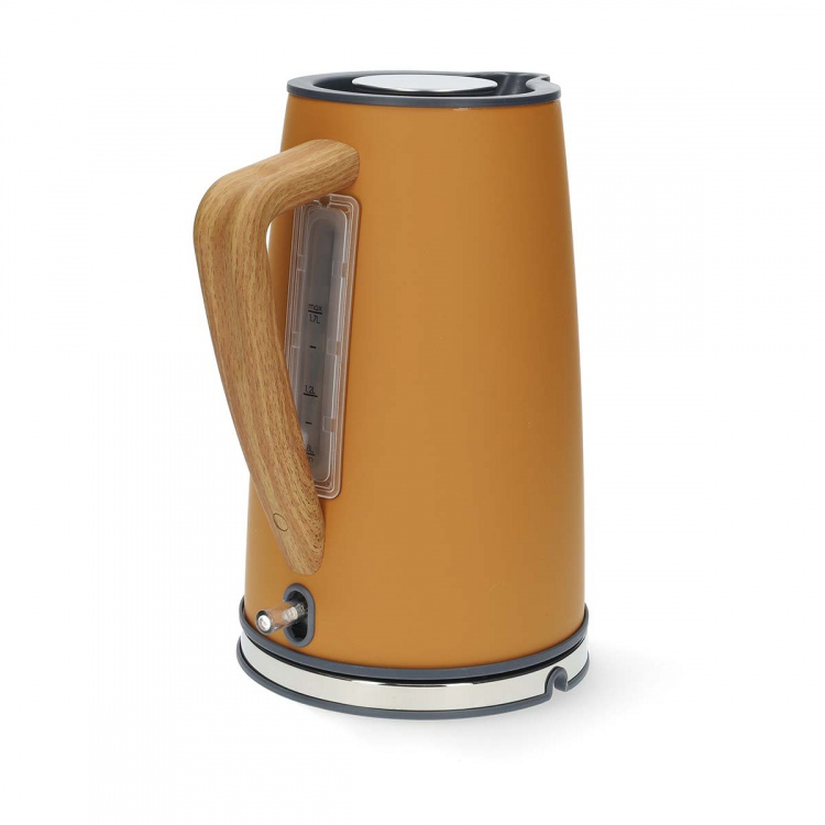 Nedis Electric Kettle | 1.7 l | Soft-Touch | Orange | Rotatable 360 degrees | Concealed heating element | Strix® controller | Boil-dry protection