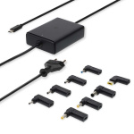 Nedis Notebook Adapter | 100 W | 5 / 9 / 12 / 15 / 20 V DC | 3.0 / 5.0 A | Used for: Notebook / Smartphone / Tablet | Euro / Type-C (CEE 7/16) Nedis Notebook Adapter | 100 W | 5 / 9 / 12 / 15 / 20 V DC | 3.0 / 5.0 A | Used for: Notebook / Smartphone / Tablet | Euro / Type-C (CEE 7/16)