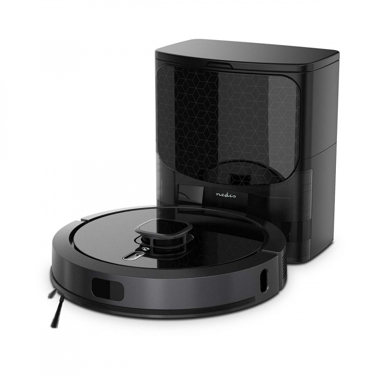 Nedis SmartLife Robot Vacuum Cleaner | Laser Navigation | Wi-Fi | Capacity collection reservoir: 0.6 l | Automatic charging | Maximum operating time: 3 hrs | Black | Android™ / IOS Nedis SmartLife Robot Vacuum Cleaner | Laser Navigation | Wi-Fi | Capacity collection reservoir: 0.6 l | Automatic charging | Maximum operating time: 3 hrs | Black | Android™ / IOS