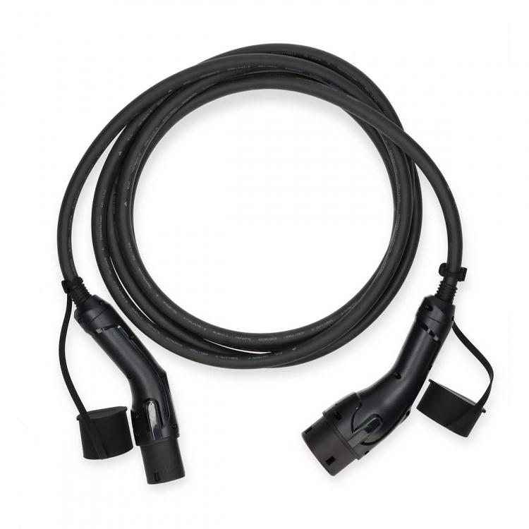 Nedis Electric Vehicle Cable | Cable Type 2 | 32 A | 22000 W | 3-Phases | 5.00 m | Black | Gift Box
