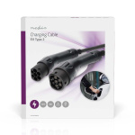 Nedis Electric Vehicle Cable | Cable Type 2 | 32 A | 22000 W | 3-Phases | 5.00 m | Black | Gift Box