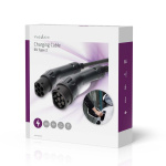 Nedis Electric Vehicle Cable | Cable Type 2 | 32 A | 22000 W | 3-Phases | 5.00 m | Black | Gift Box