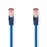 Nedis CAT6 Cable | RJ45 Male | RJ45 Male | S/FTP | 10.0 m | Round | LSZH | Blue | Label