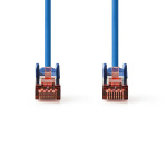 Nedis CAT6 Cable | RJ45 Male | RJ45 Male | S/FTP | 10.0 m | Round | LSZH | Blue | Label