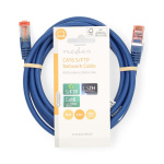 Nedis CAT6 Cable | RJ45 Male | RJ45 Male | S/FTP | 2.00 m | Round | LSZH | Blue | Label Nedis CAT6 Cable | RJ45 Male | RJ45 Male | S/FTP | 2.00 m | Round | LSZH | Blue | Label