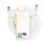 Nedis CAT6 Cable | RJ45 Male | RJ45 Male | S/FTP | 15.0 m | Round | LSZH | White | Label