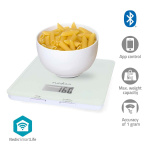 Nedis Kitchen Scales | Digital | Glass / Plastic | White