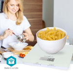 Nedis Kitchen Scales | Digital | Glass / Plastic | White
