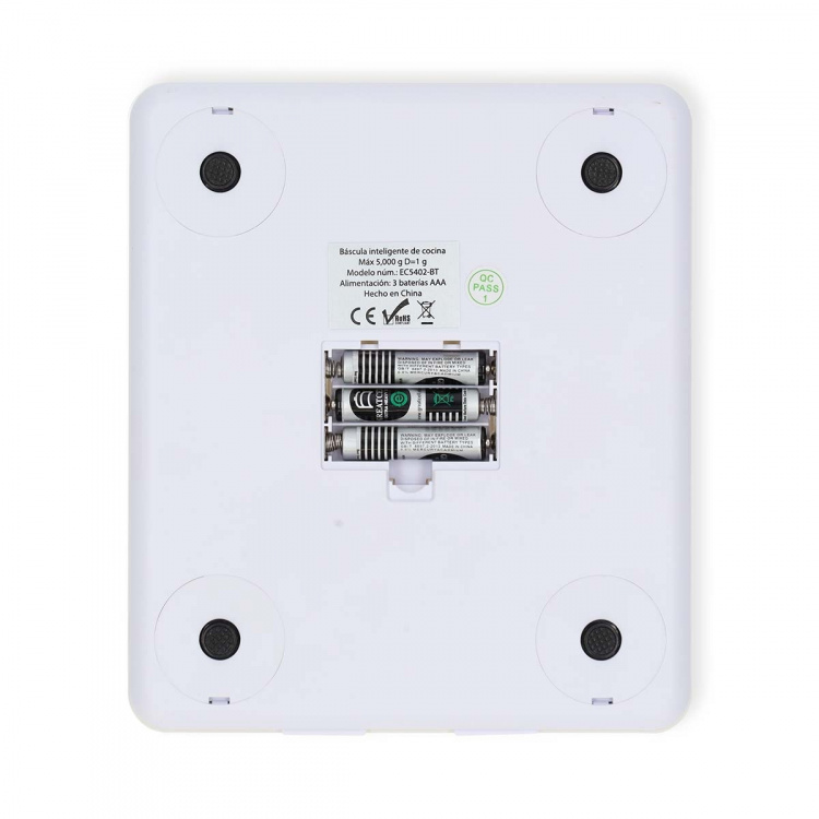 Nedis Kitchen Scales | Digital | Glass / Plastic | White