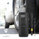 Nedis Rechargeable Air Compressor | 0.1 - 10.3 Bar | Dunlop Valve | Operation modes: Car / Motorbike / Bycicle / Ball | Yes | Air Pressure Meter