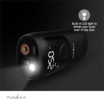 Nedis Rechargeable Air Compressor | 0.1 - 10.3 Bar | Dunlop Valve | Operation modes: Car / Motorbike / Bycicle / Ball | Yes | Air Pressure Meter