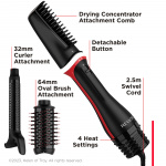 Revlon Multistyler One-Step 3-i-1 Blowdry RVDR5333 Revlon Multistyler One-Step 3-i-1 Blowdry RVDR5333