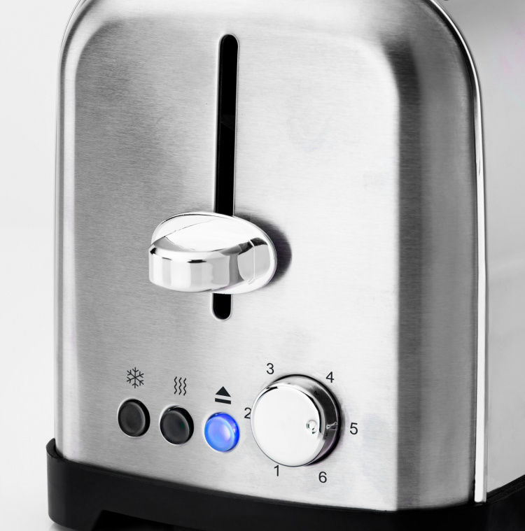 OBH Nordica Metropolitan brödrost, för 4 skivor, stål