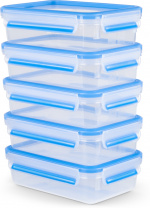 Tefal MasterSeal MealPrep förvaringsbehållare, 5 x 0,8 L Tefal MasterSeal MealPrep förvaringsbehållare, 5 x 0,8 L