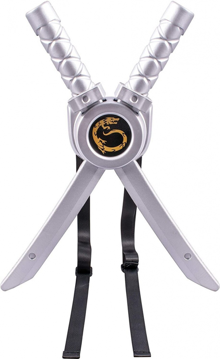 LEGO Ninjago Sword set med ryggfäste, silver LEGO Ninjago Sword set med ryggfäste, silver