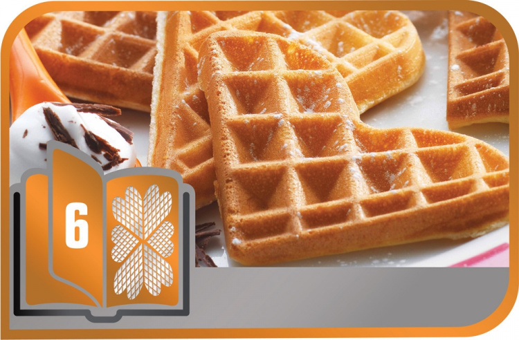 Tefal Snack Collection bakplåtar: 6 Hjärtvåfflor Tefal Snack Collection bakplåtar: 6 Hjärtvåfflor