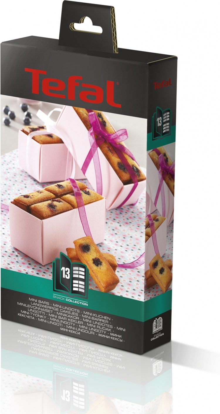 Tefal Snack Collection bakplåtar: 13 minibakelser/bars Tefal Snack Collection bakplåtar: 13 minibakelser/bars