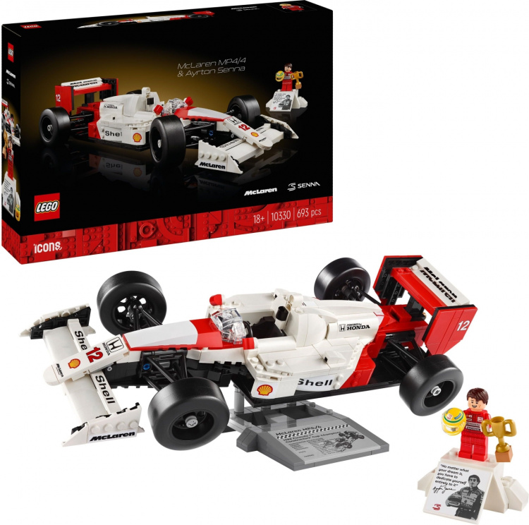 LEGO Icons 10330 - McLaren MP4/4 & Ayrton Senna