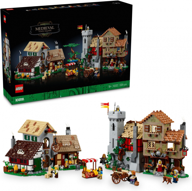 LEGO Icons 10332 - Medeltida stadstorg LEGO Icons 10332 - Medeltida stadstorg