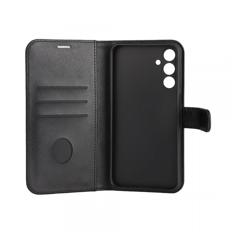 Radicover Wallet Case Anti-Radiation 3 Card RFID Black - Samsung A15 5G/A15 4G Radicover Wallet Case Anti-Radiation 3 Card RFID Black - Samsung A15 5G/A15 4G